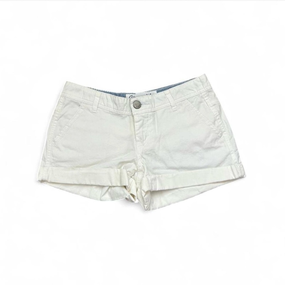 Aeropostale Women's white Cargo Shorts
